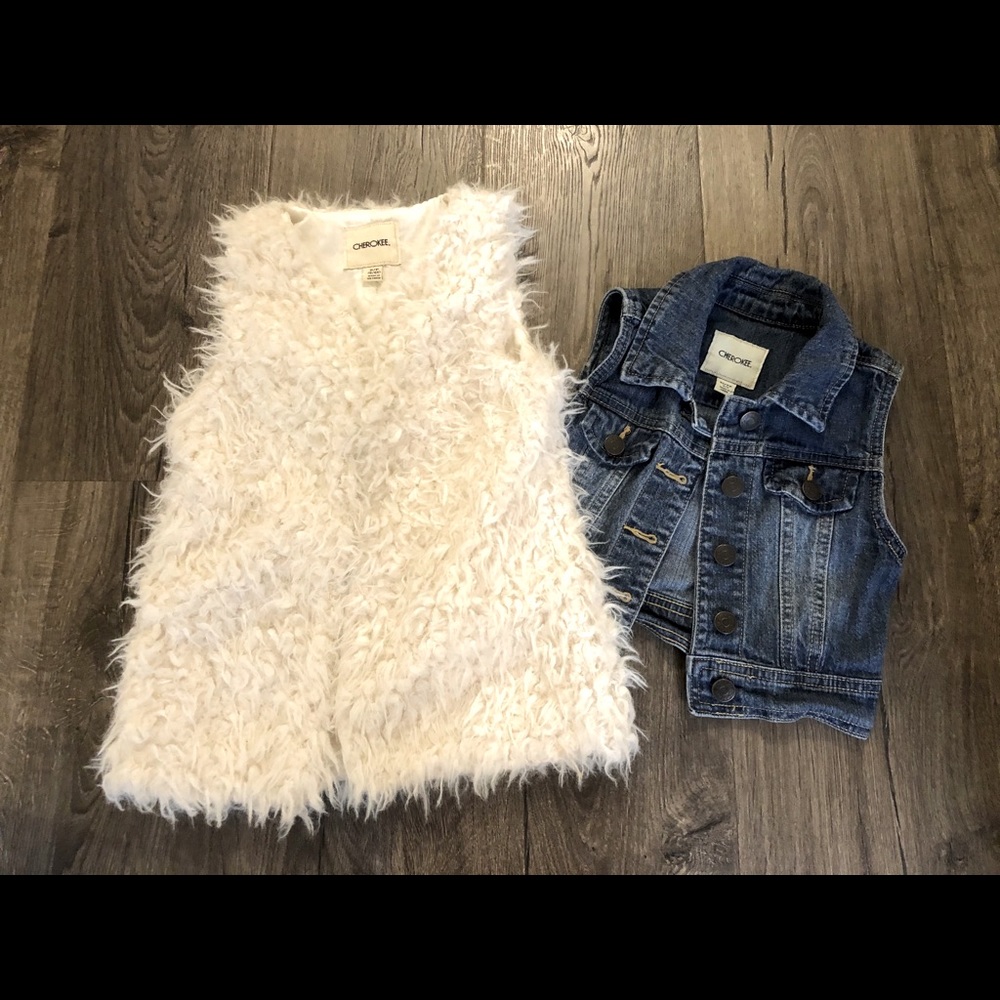 Cherokee vest lot girls 4/5 6/6x